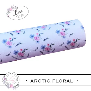 ⋅ Arctic Floral ⋅ Custom Premium Grain Vegan Faux Leather