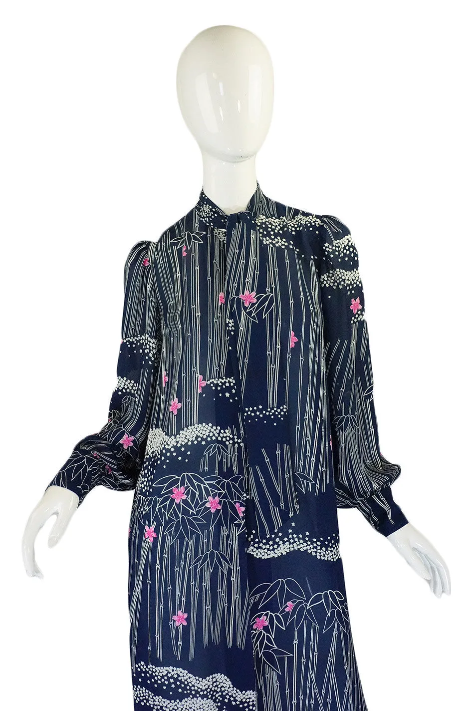 1970s Silk Hanae Mori Jacket or Dress