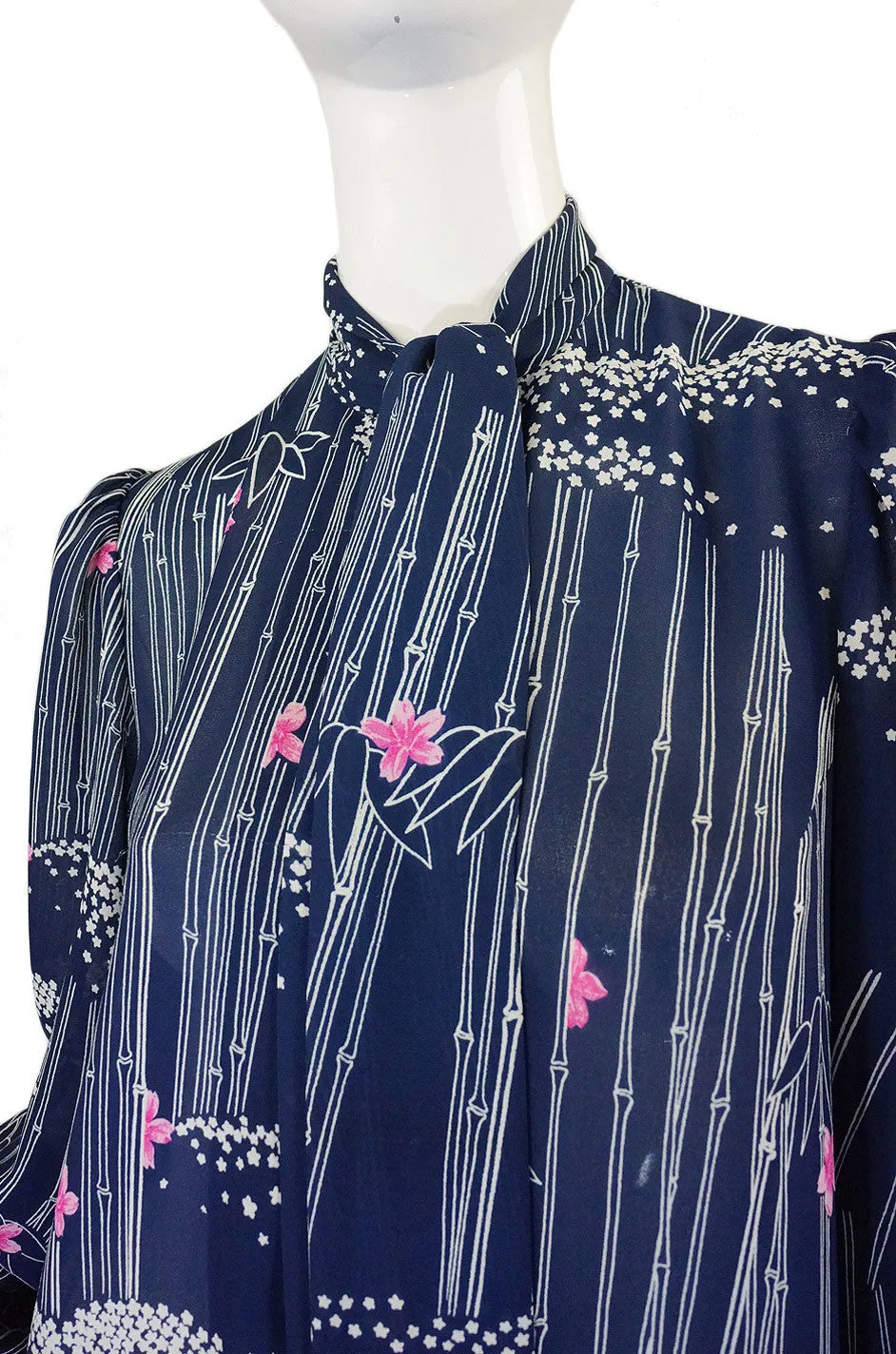 1970s Silk Hanae Mori Jacket or Dress