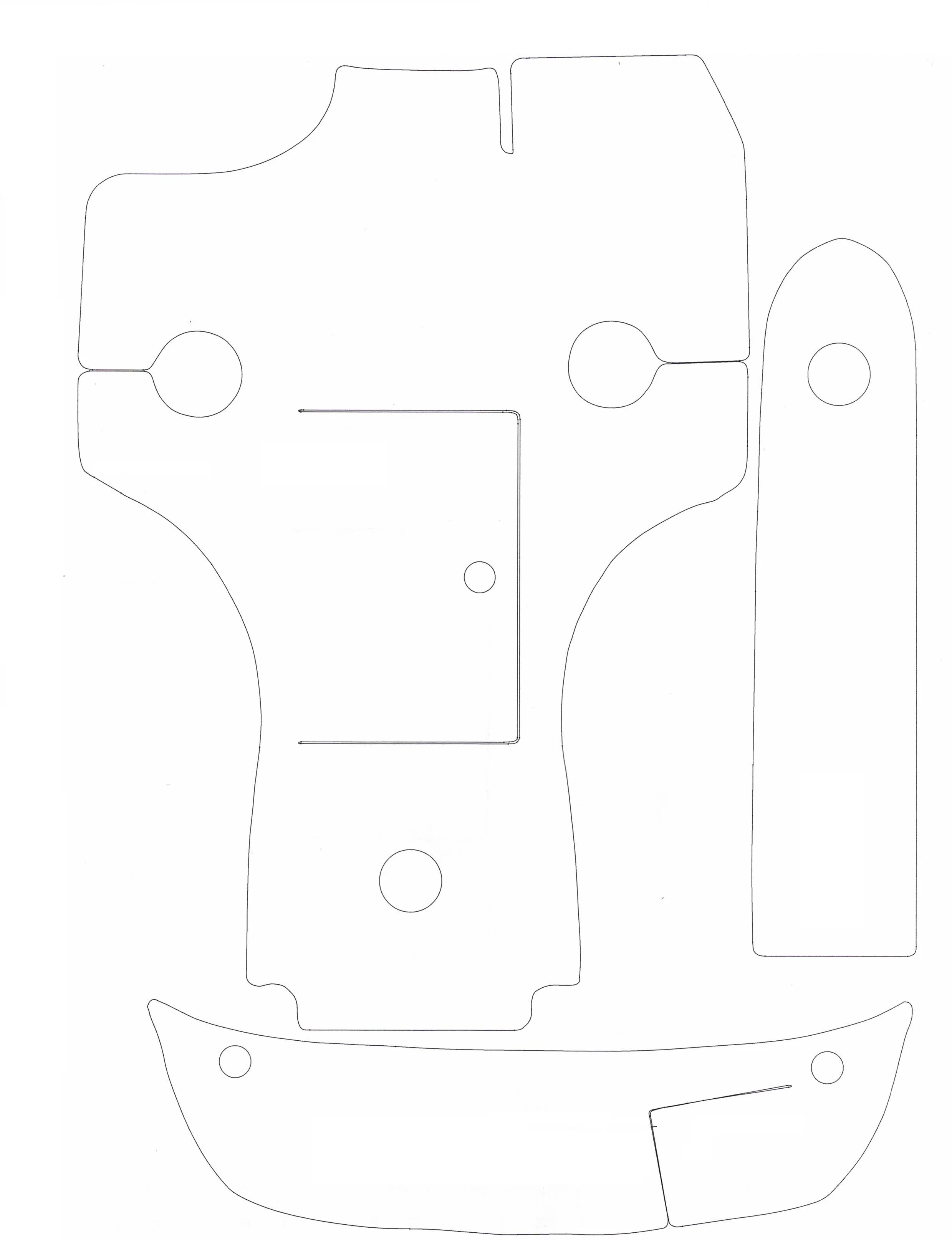 2009 Crownline 260 LS Snap in Boat Carpet
