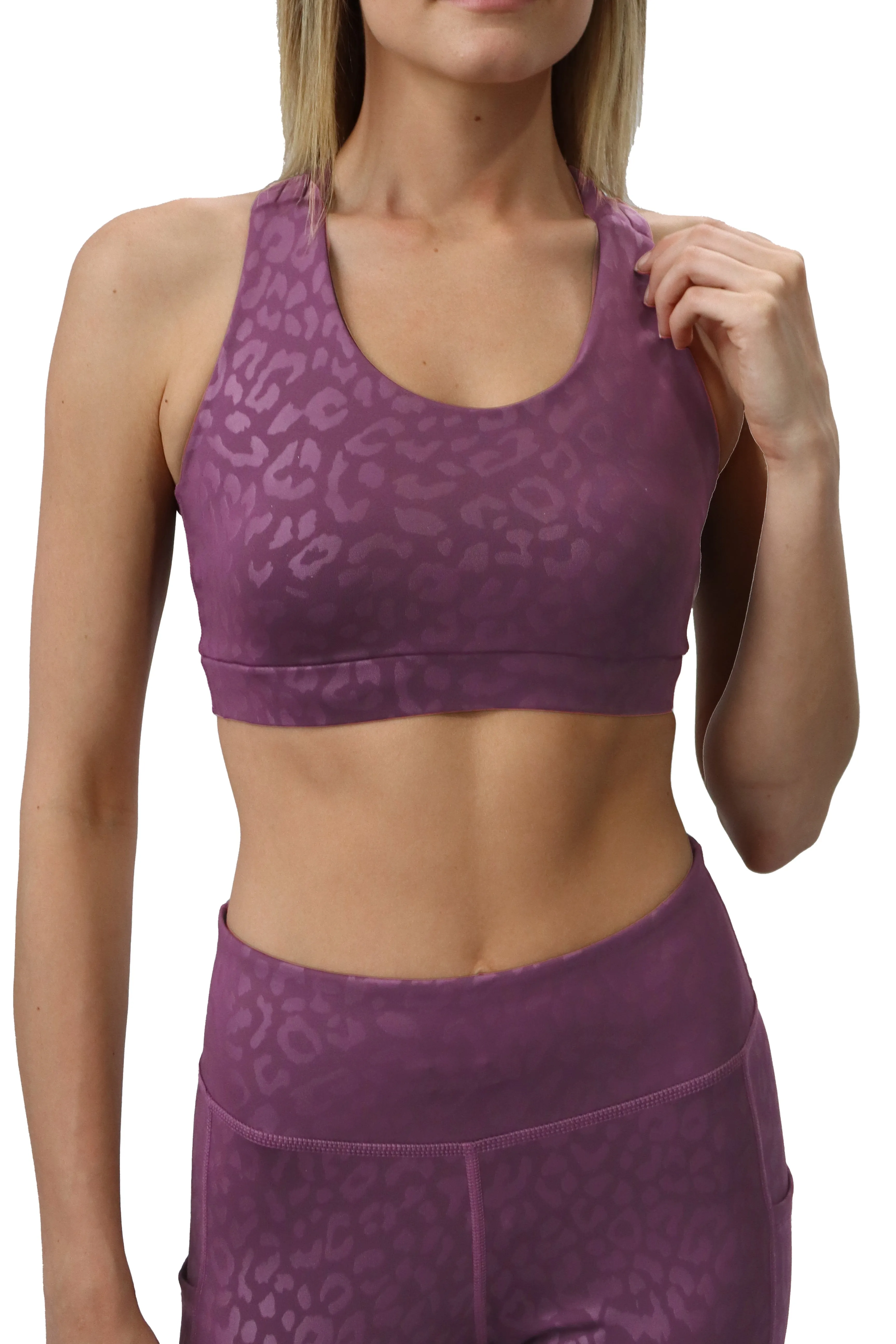 3300 - "OOH LA LA Leopard" Criss Cross Bra/ Various Colors