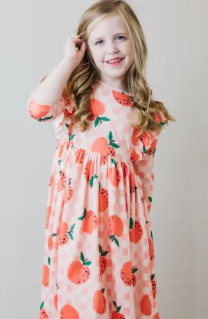 Apple Orchard Ruffle Twirl Dress