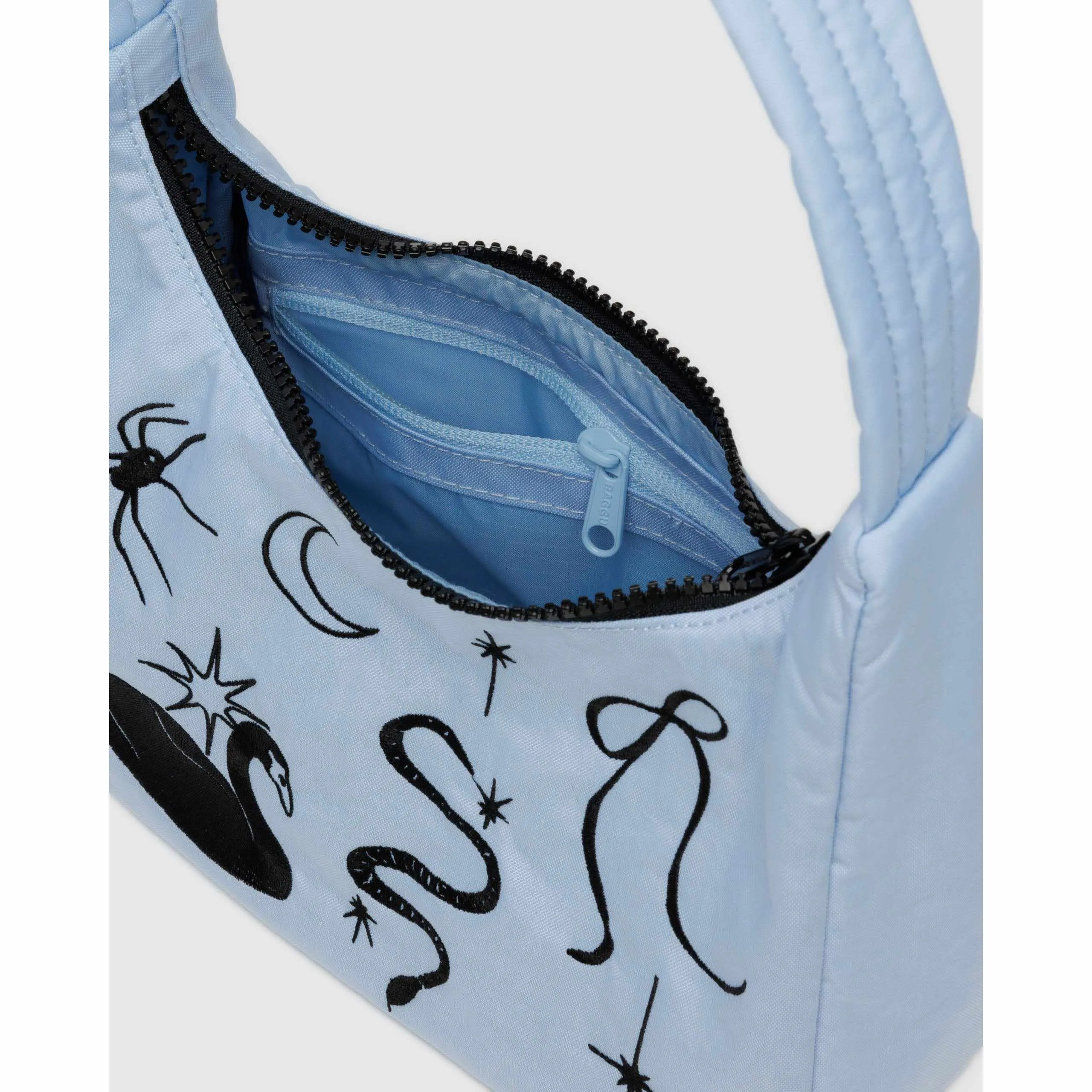 Baggu - Mini Nylon Shoulder bag - Embroidered Ballet Icons