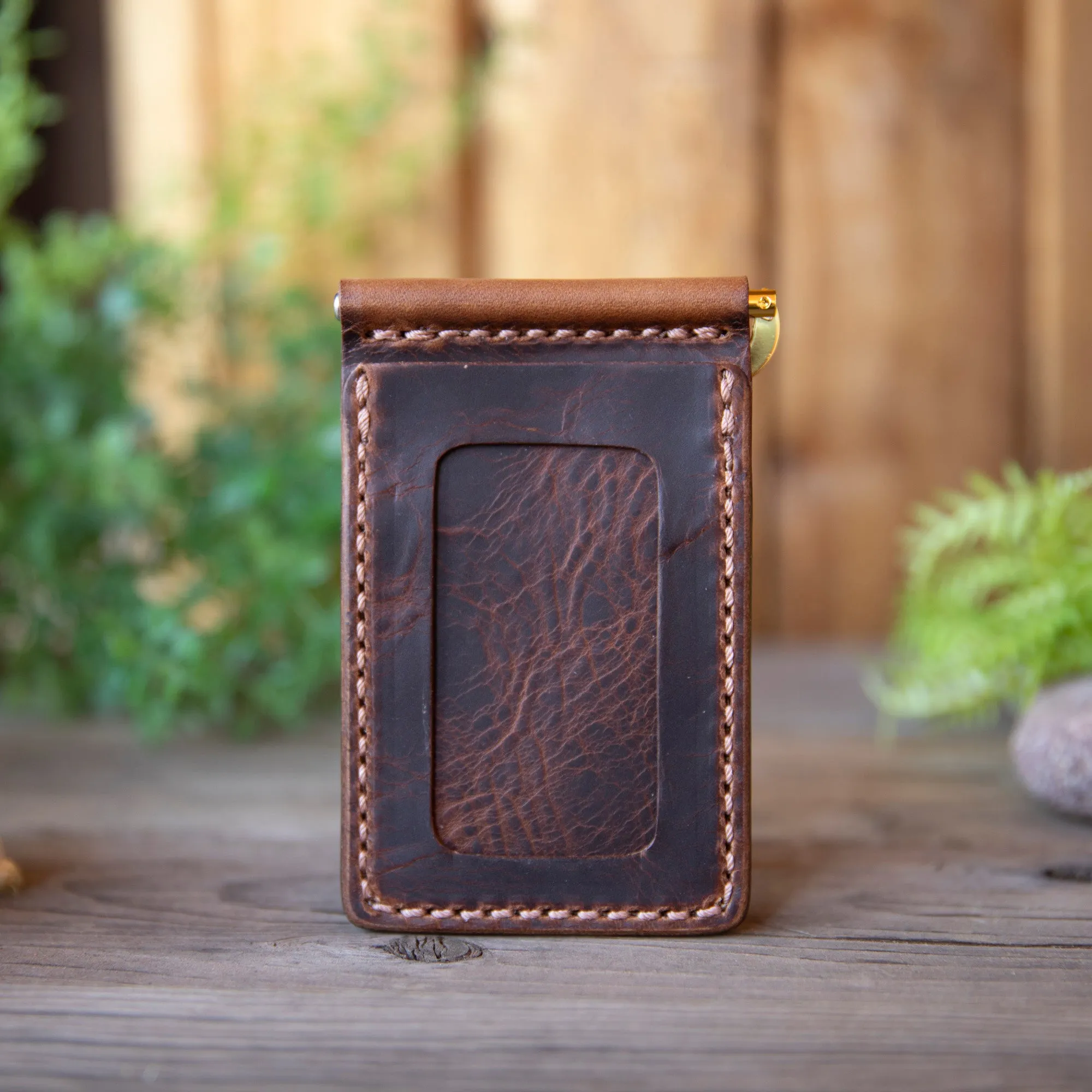 Bar Clip Wallet Italian Leather