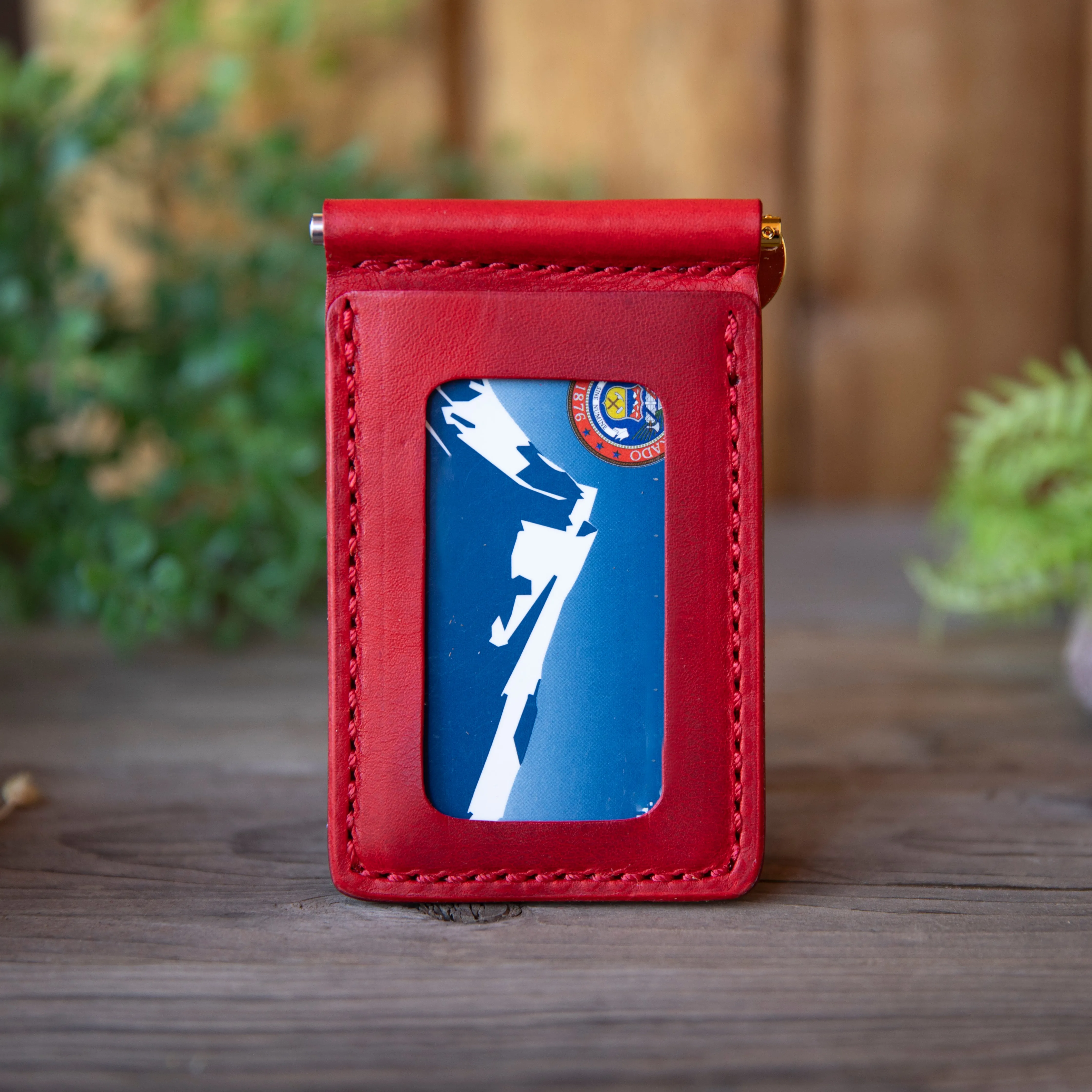 Bar Clip Wallet Italian Leather