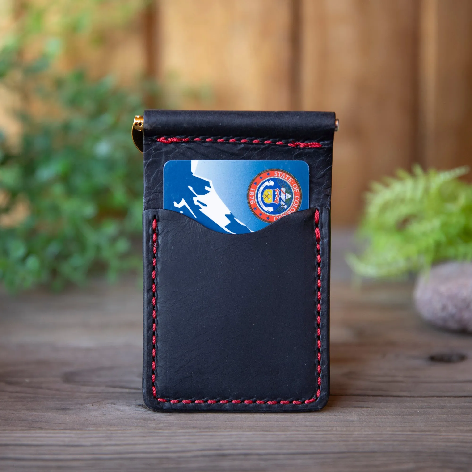 Bar Clip Wallet Italian Leather