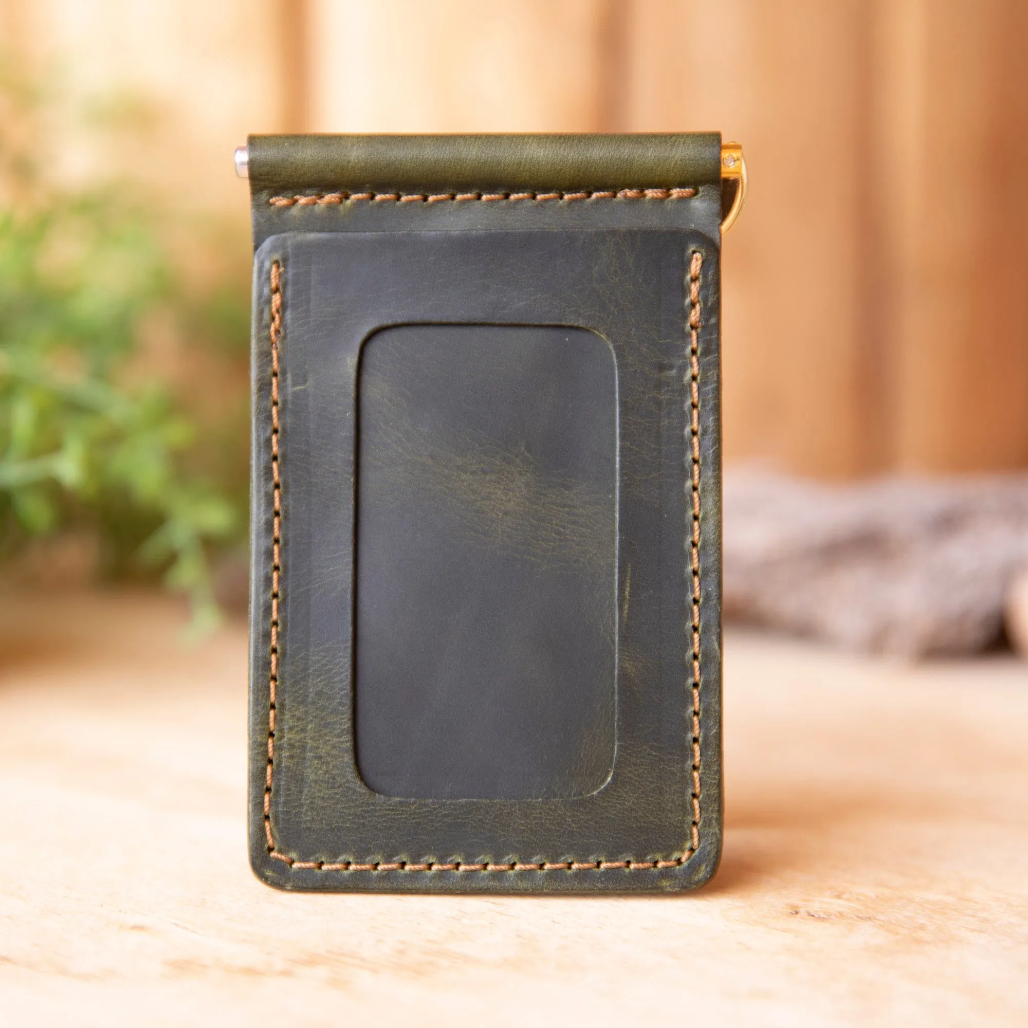 Bar Clip Wallet Italian Leather