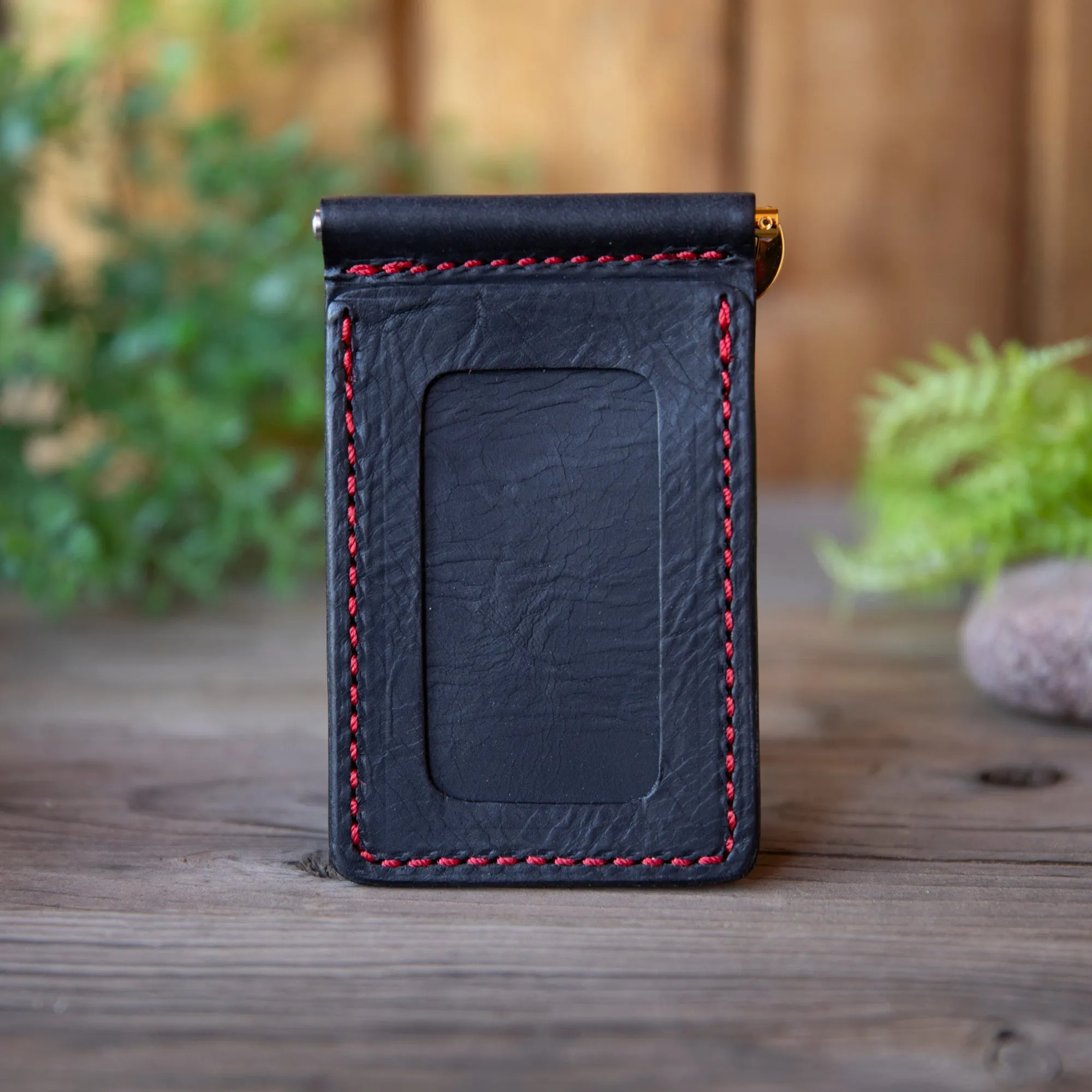 Bar Clip Wallet Italian Leather