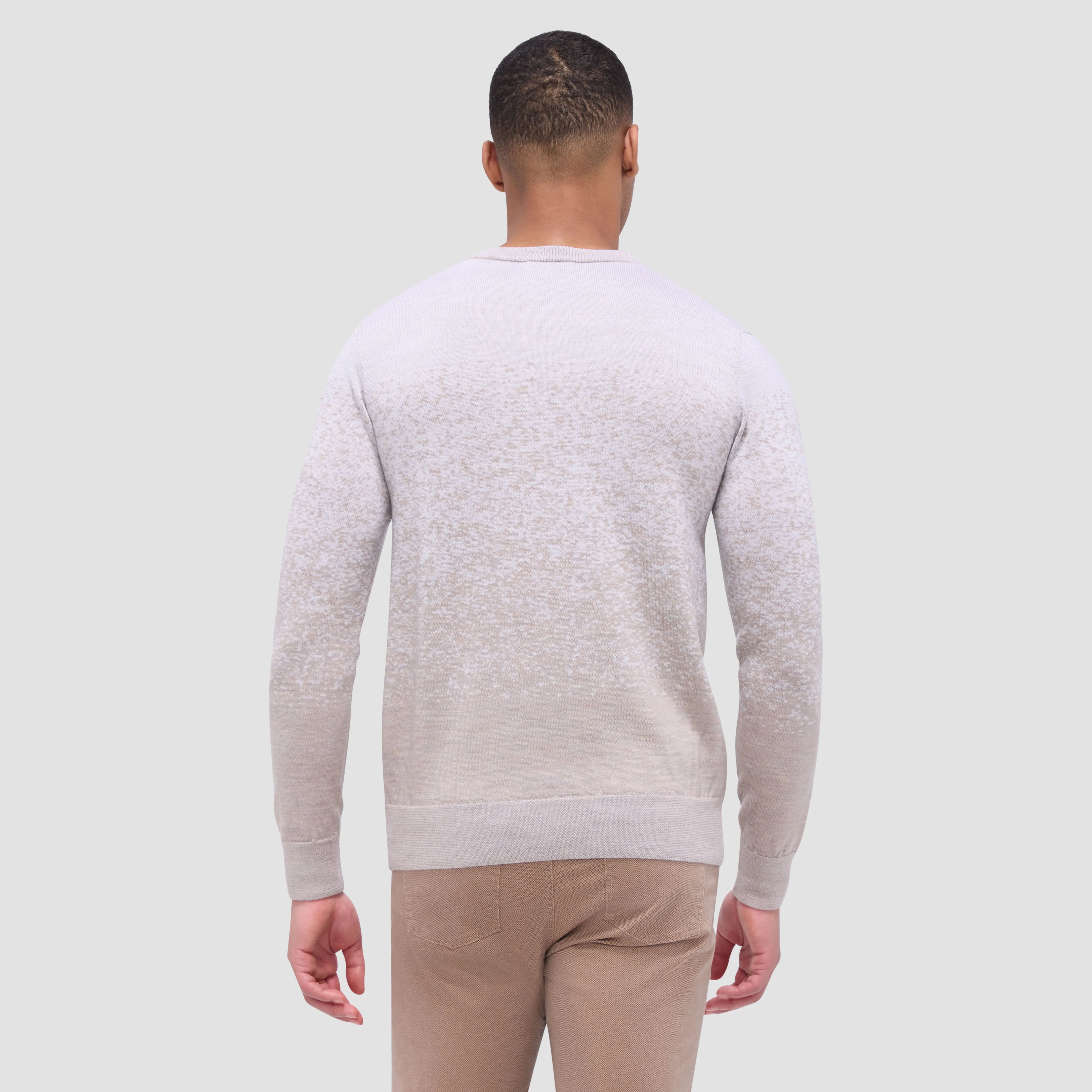 Bicolor Crew Neck Sweater