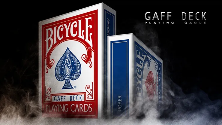 Bicycle Gaff Rider Back (Red) Playing Cards by Bocopo