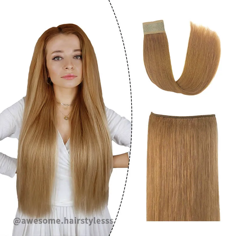 Blonde Halo Human Hair Extension For Thin Hair Full Volume