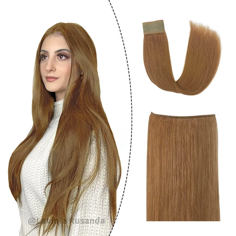 Blonde Halo Human Hair Extension For Thin Hair Full Volume