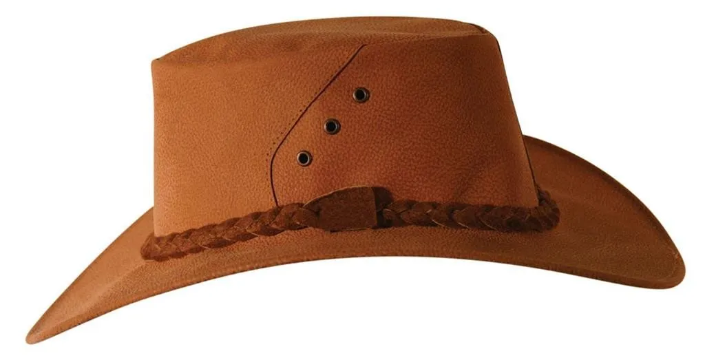 Boomer Kangaroo Leather Hat