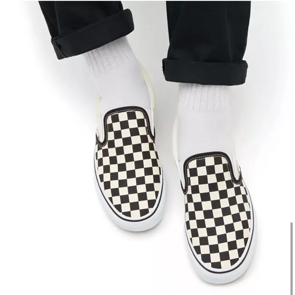*BRAND NEW/ UNUSED* 🆕 VANS Classic Slip- On Checkerboard Shoe- Mens 6.5 Womens 8