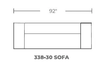 Brentwood 92" Leather Sofa