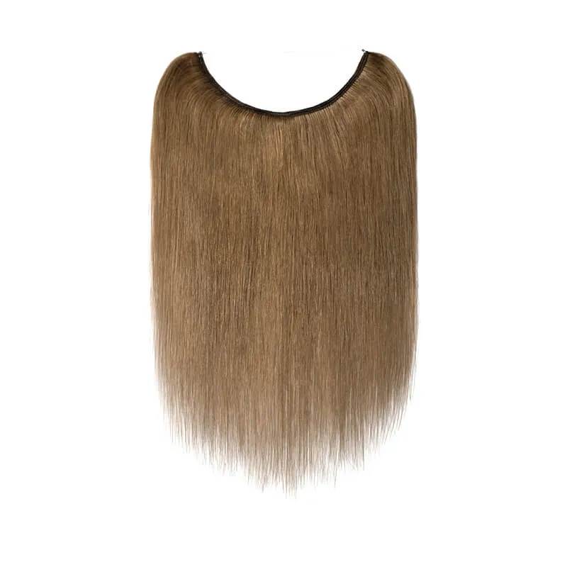 Brown Halo Human Hair Extension Light Volume