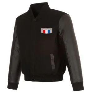 Camaro Reversible Wool and Leather Jacket