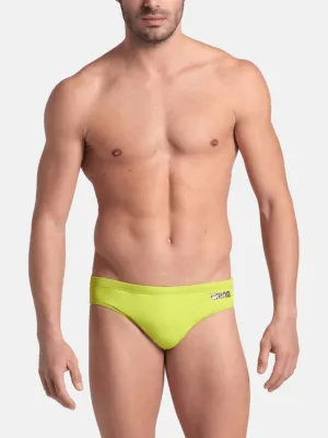 COSTUME ARENA UOMO SLIP NUOTO PISCINA SOFT GREEN SOLID BRIEF