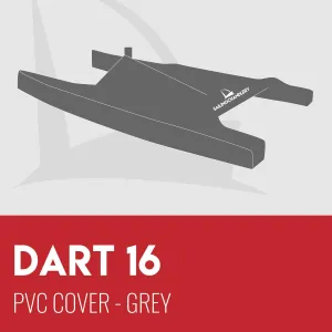 Dart 16 Boat Cover - PVC - Grey