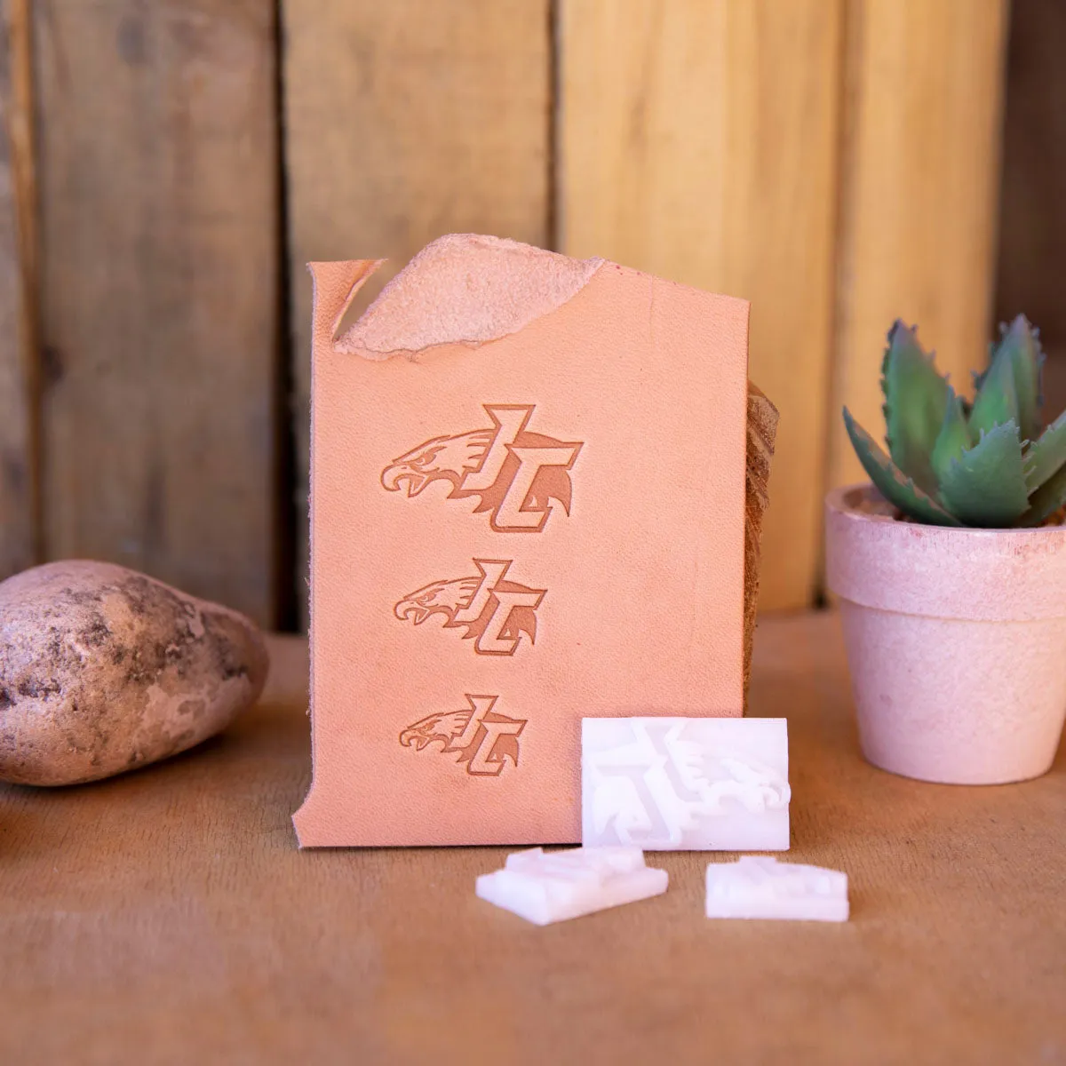 Delrin Leather Stamp Custom Design -size Medium