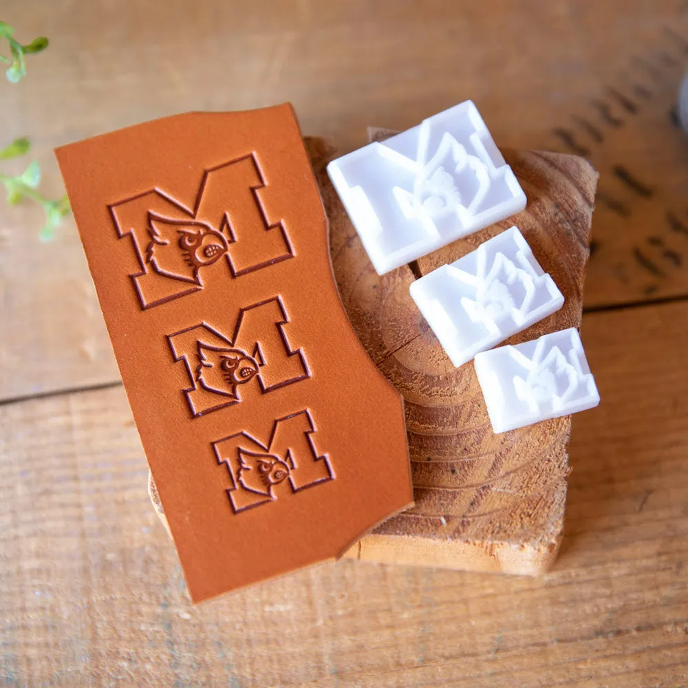 Delrin Leather Stamp Custom Design -size Medium
