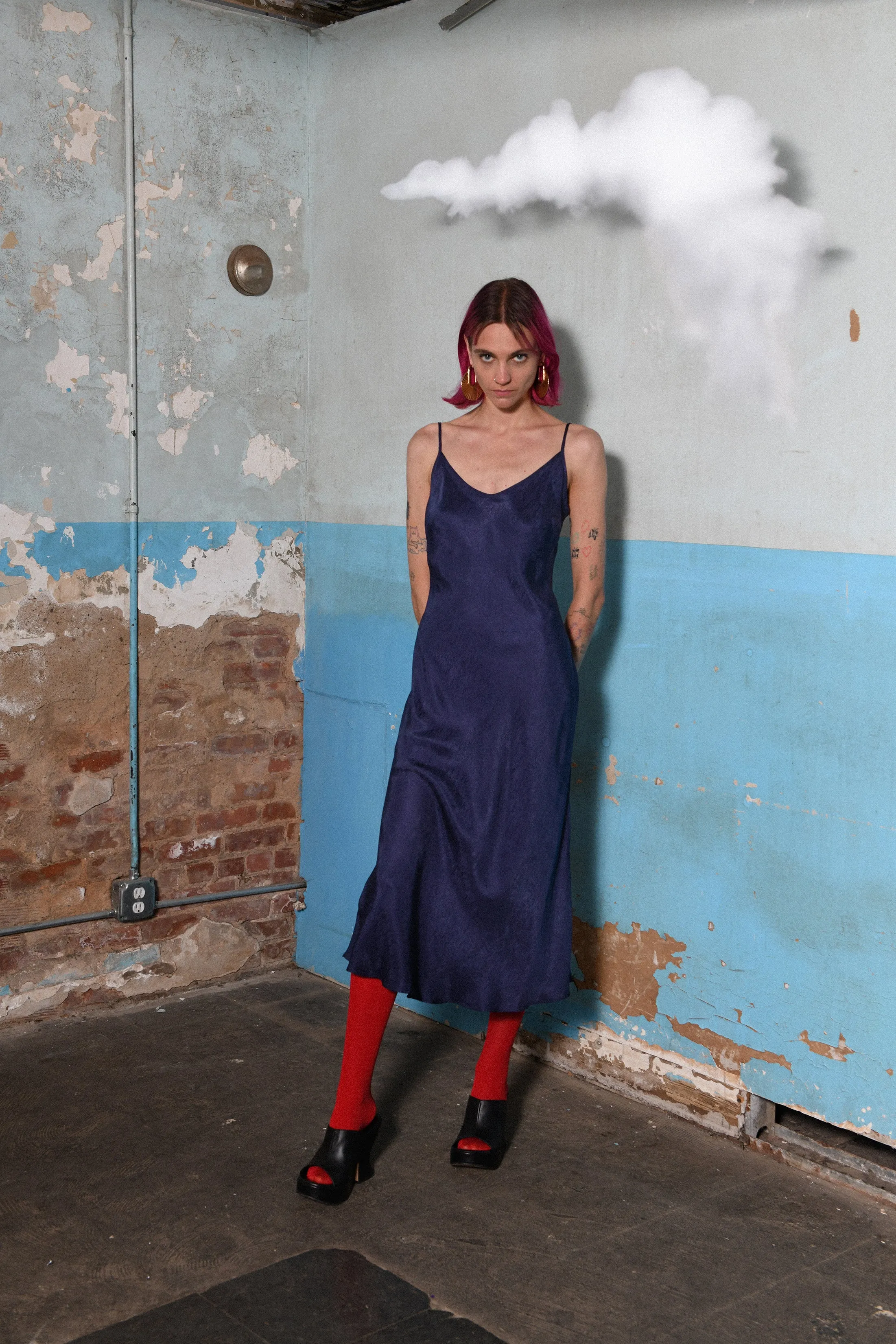Desire Dress - Black Sea