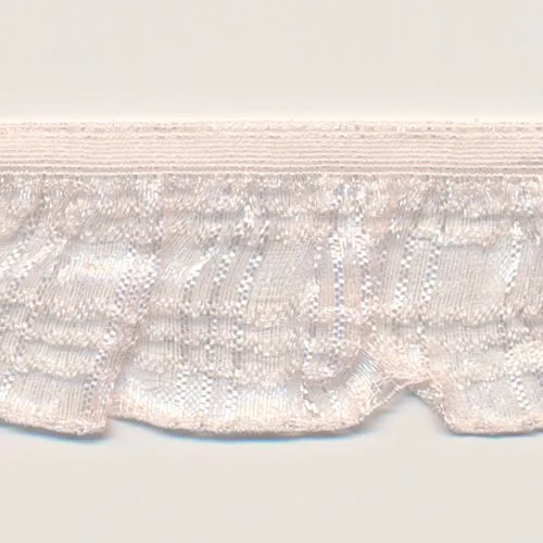 [Discontinued] Check Frill Stretch #60 Marshmallow Pink