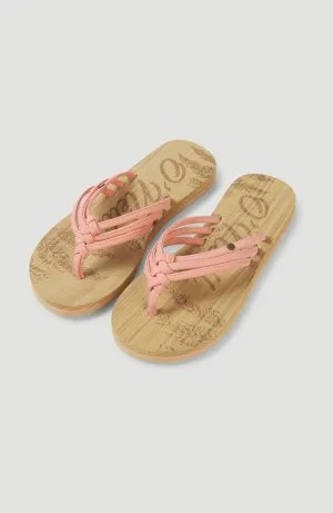 Ditsy Sandalen | Georgia Peach