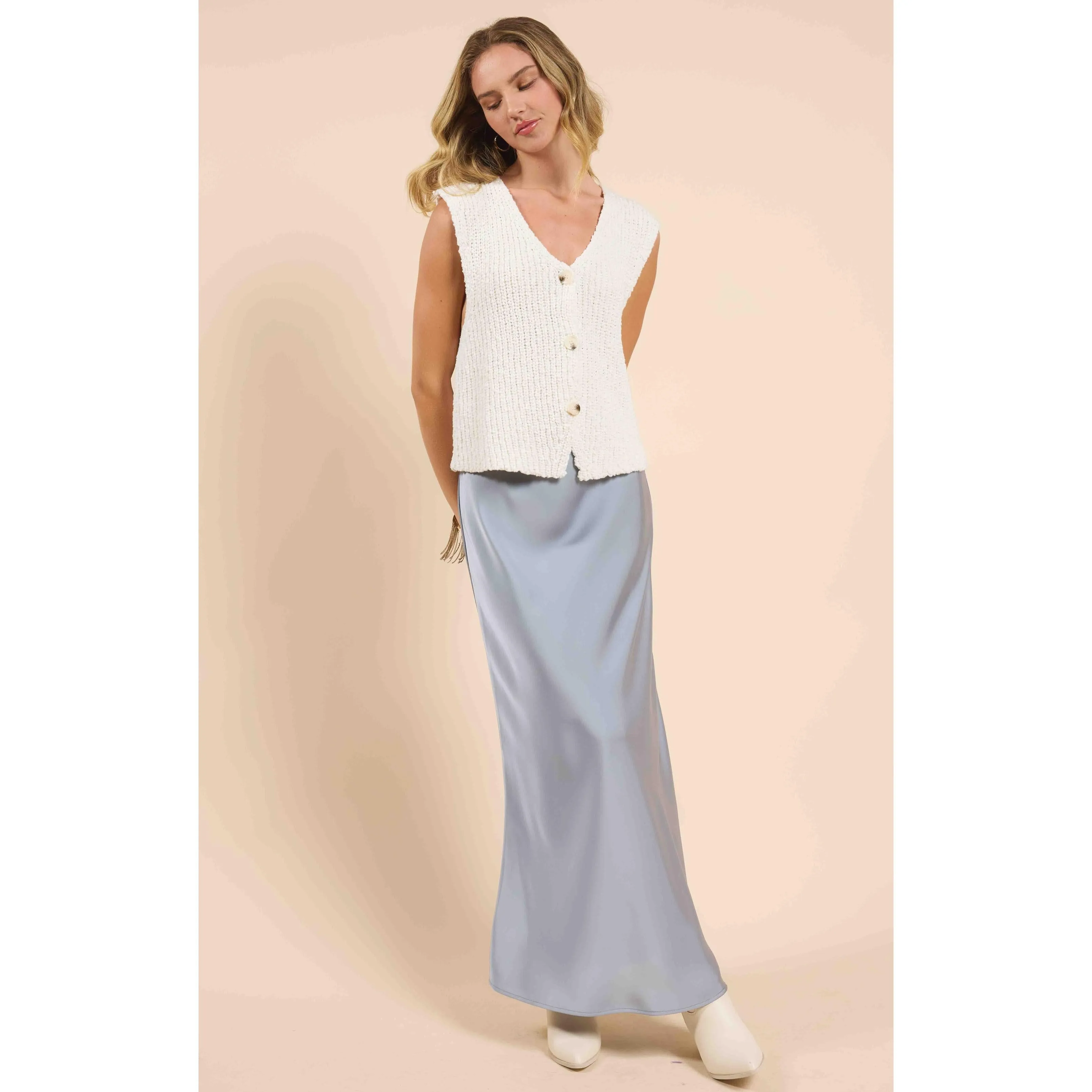 EL SOL SLIP MAXI SKIRT
