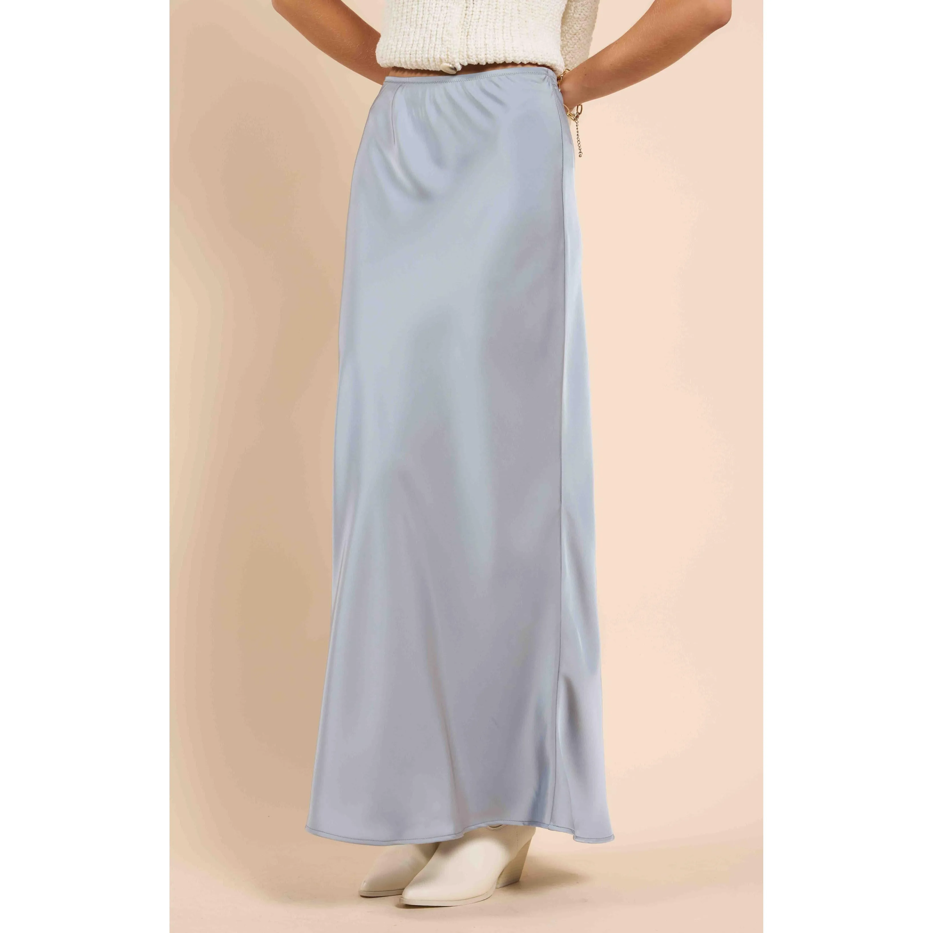 EL SOL SLIP MAXI SKIRT
