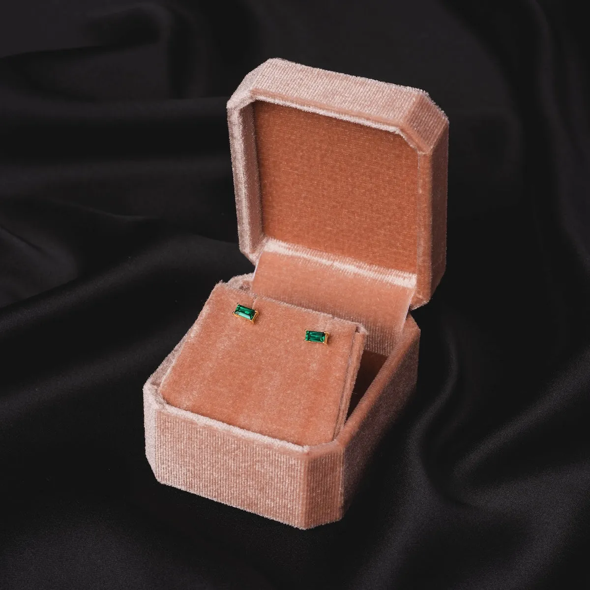 Fancy Velvet Ring, Earring & Necklace Box