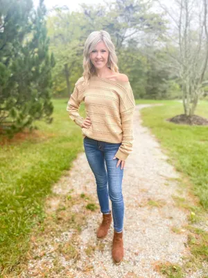 Forge Valley Pointelle Knit Sweater