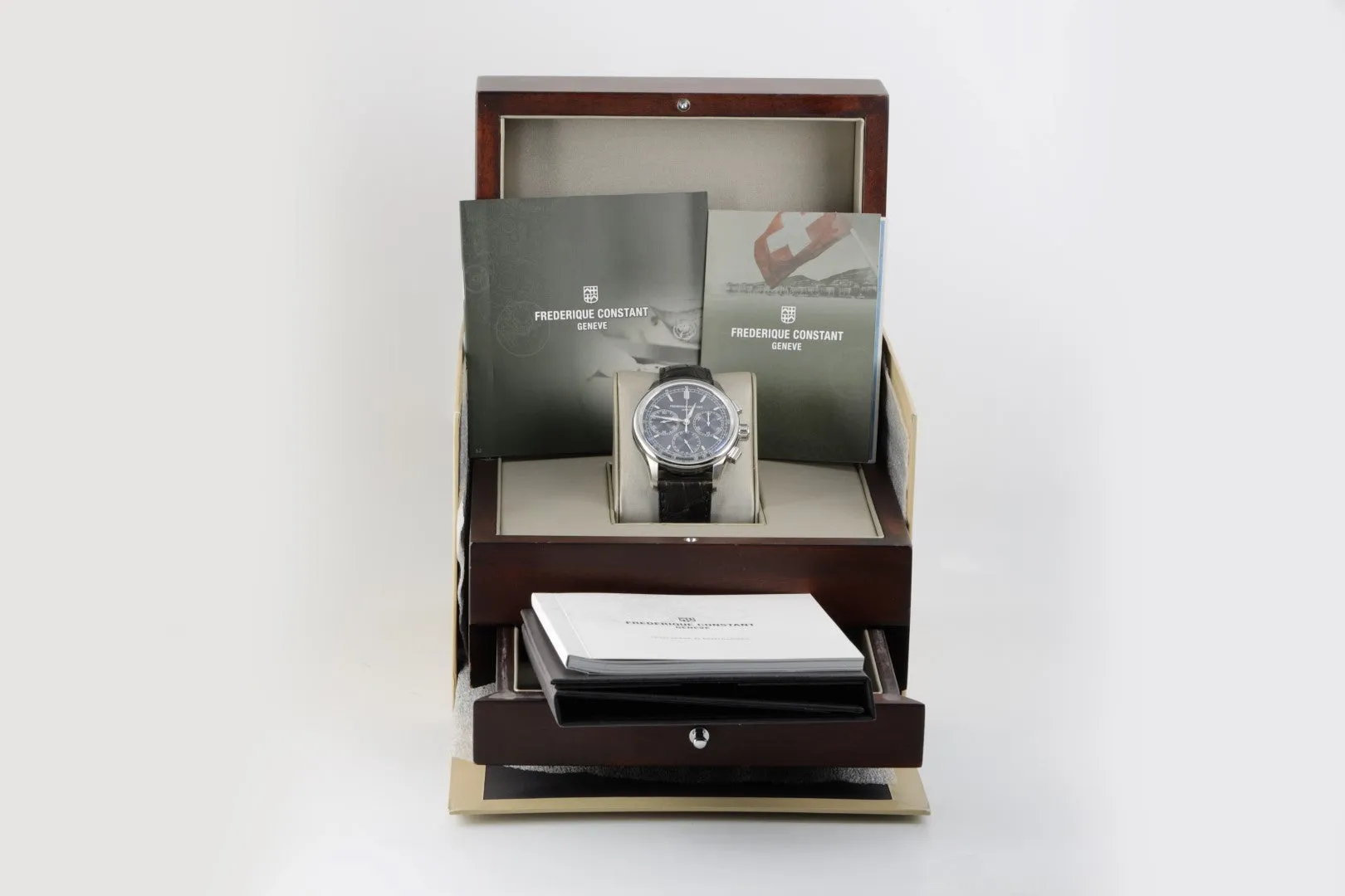 Frederique Constant FC-760X4H4/6 Chronograph Stainless Steel 42mm Men's Watch