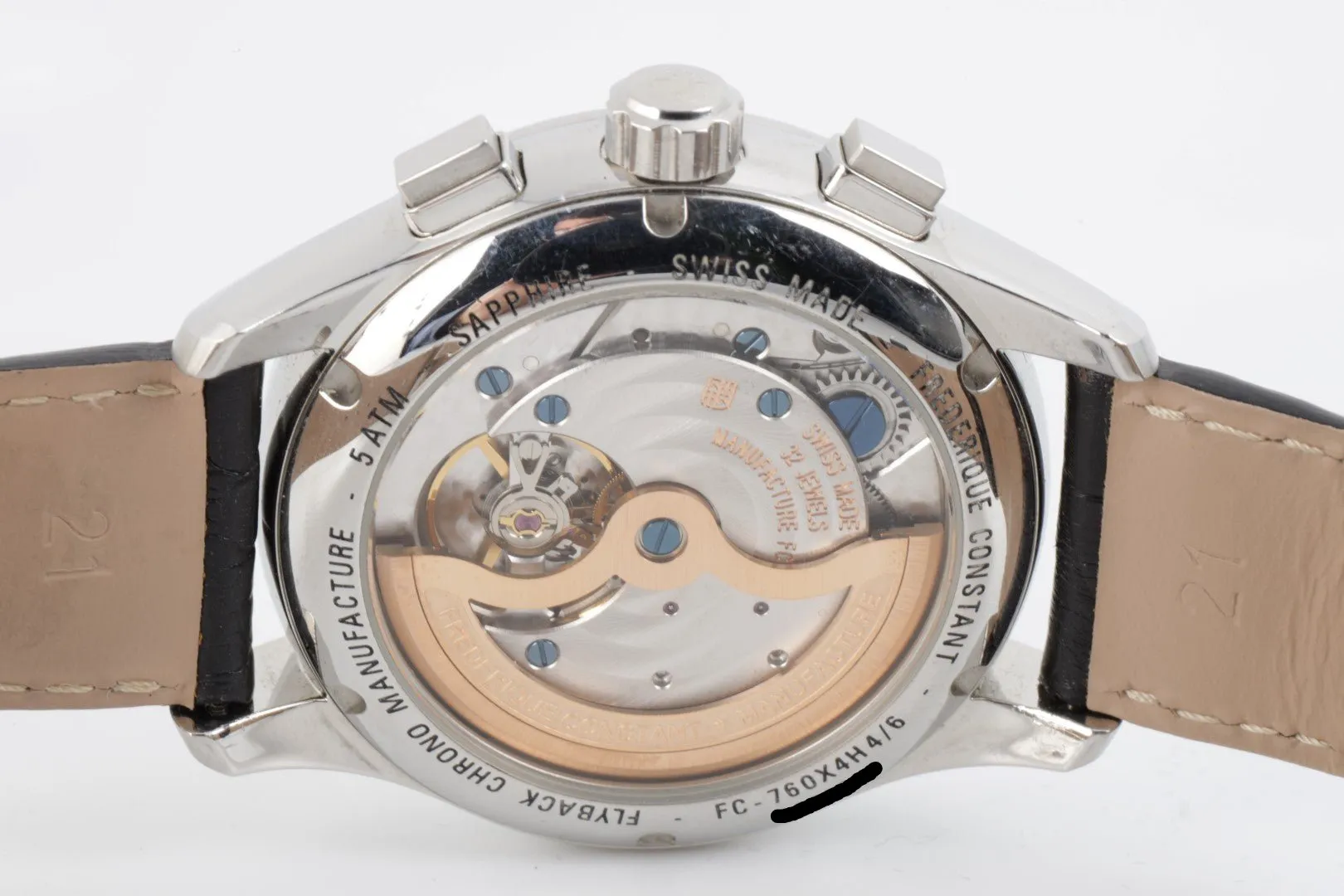 Frederique Constant FC-760X4H4/6 Chronograph Stainless Steel 42mm Men's Watch