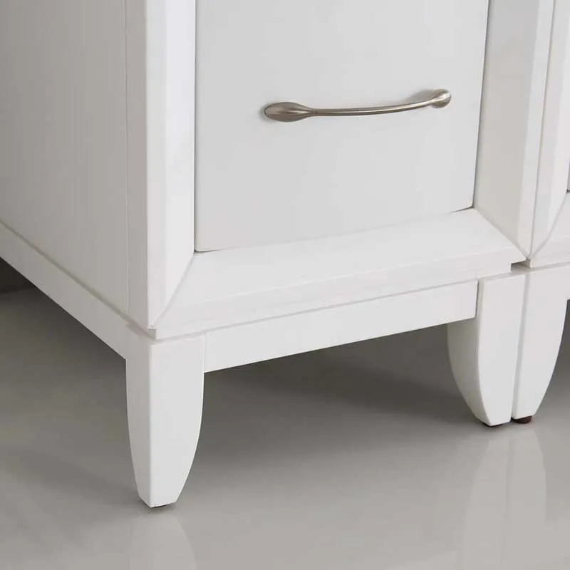 Fresca Cambridge 30" White Traditional Bathroom Vanity with Mirror