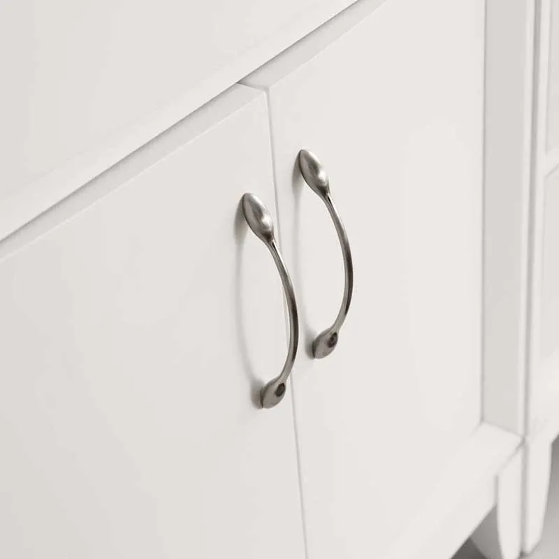 Fresca Cambridge 42" White Traditional Bathroom Vanity with Mirror