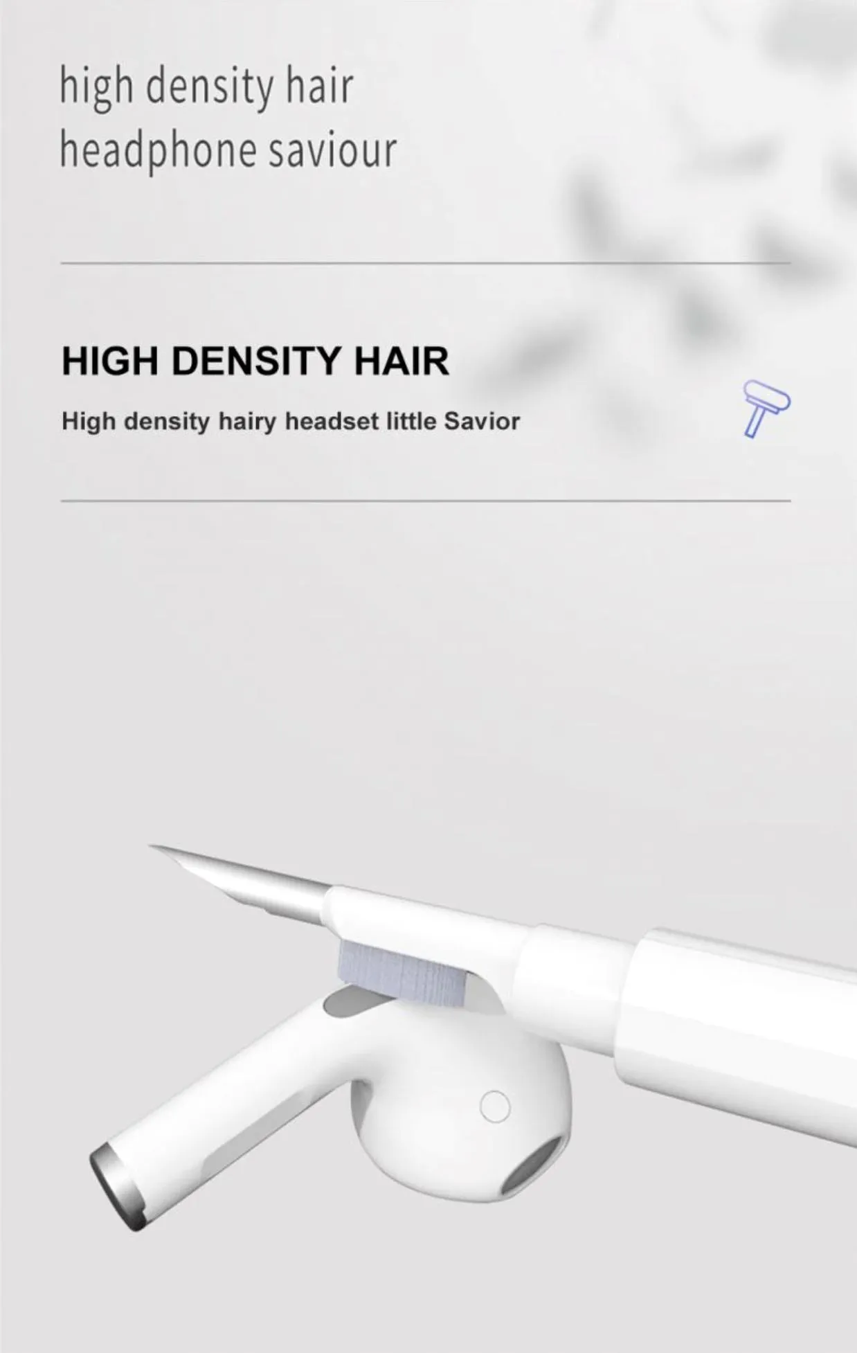 Furper Bluetooth Headset Cleaning Kit Earbuds Cleaning Pen Durable Multi Purpose Clean Brush Portable For Airpods Mobile Phones