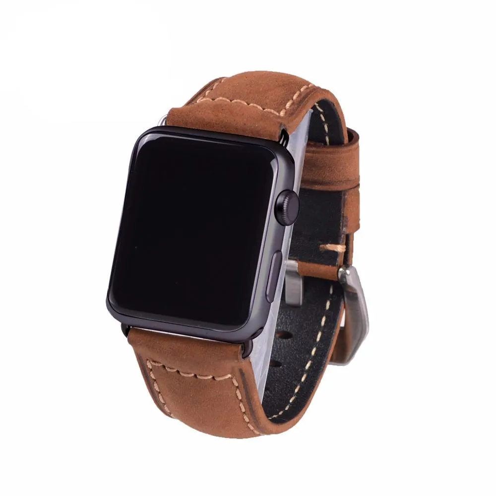 Genuine Leather Watch Band for Apple Watch