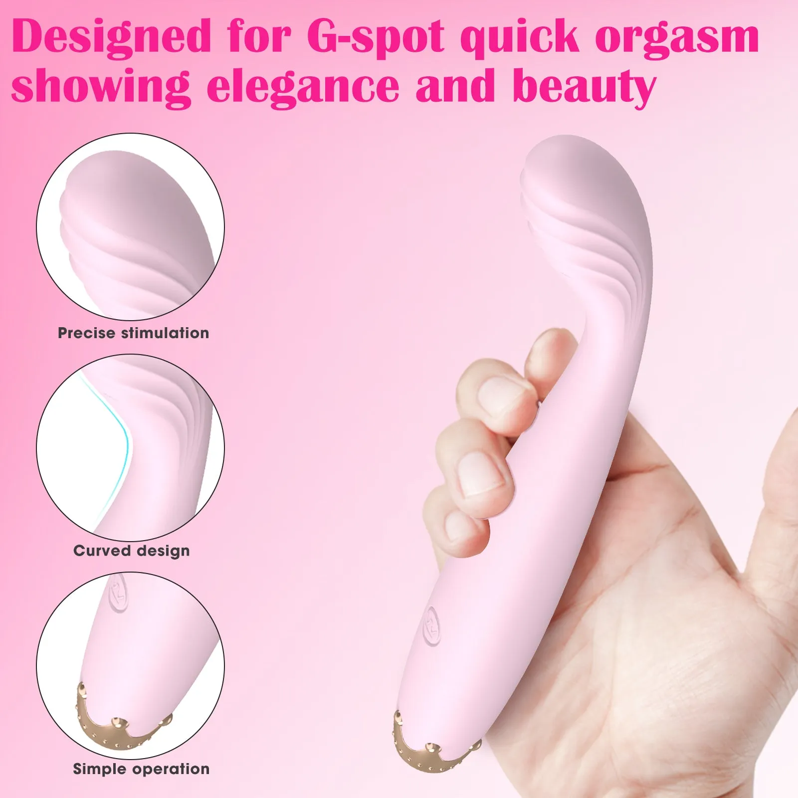 GSpot Waterproof Vibrator | Pink