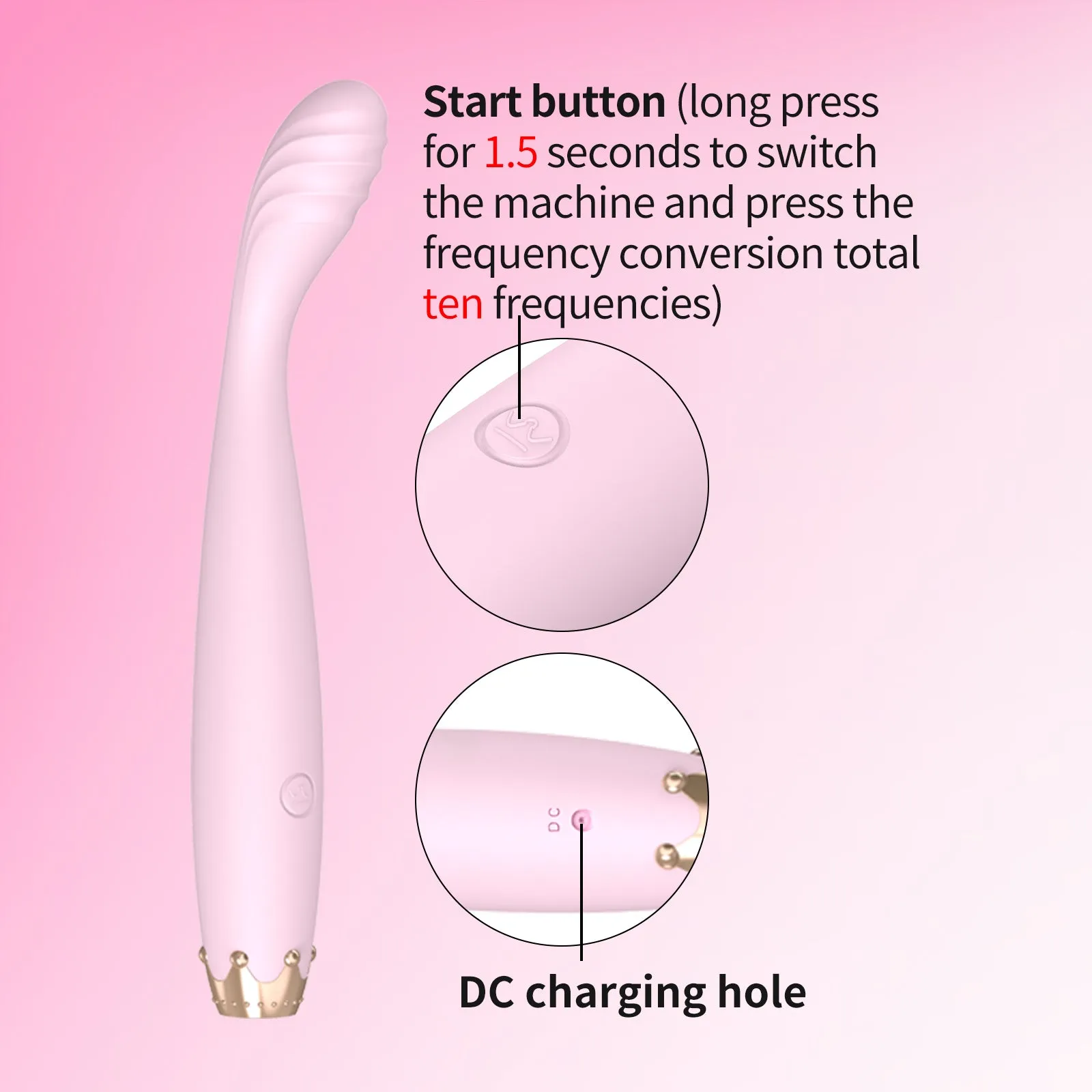 GSpot Waterproof Vibrator | Pink