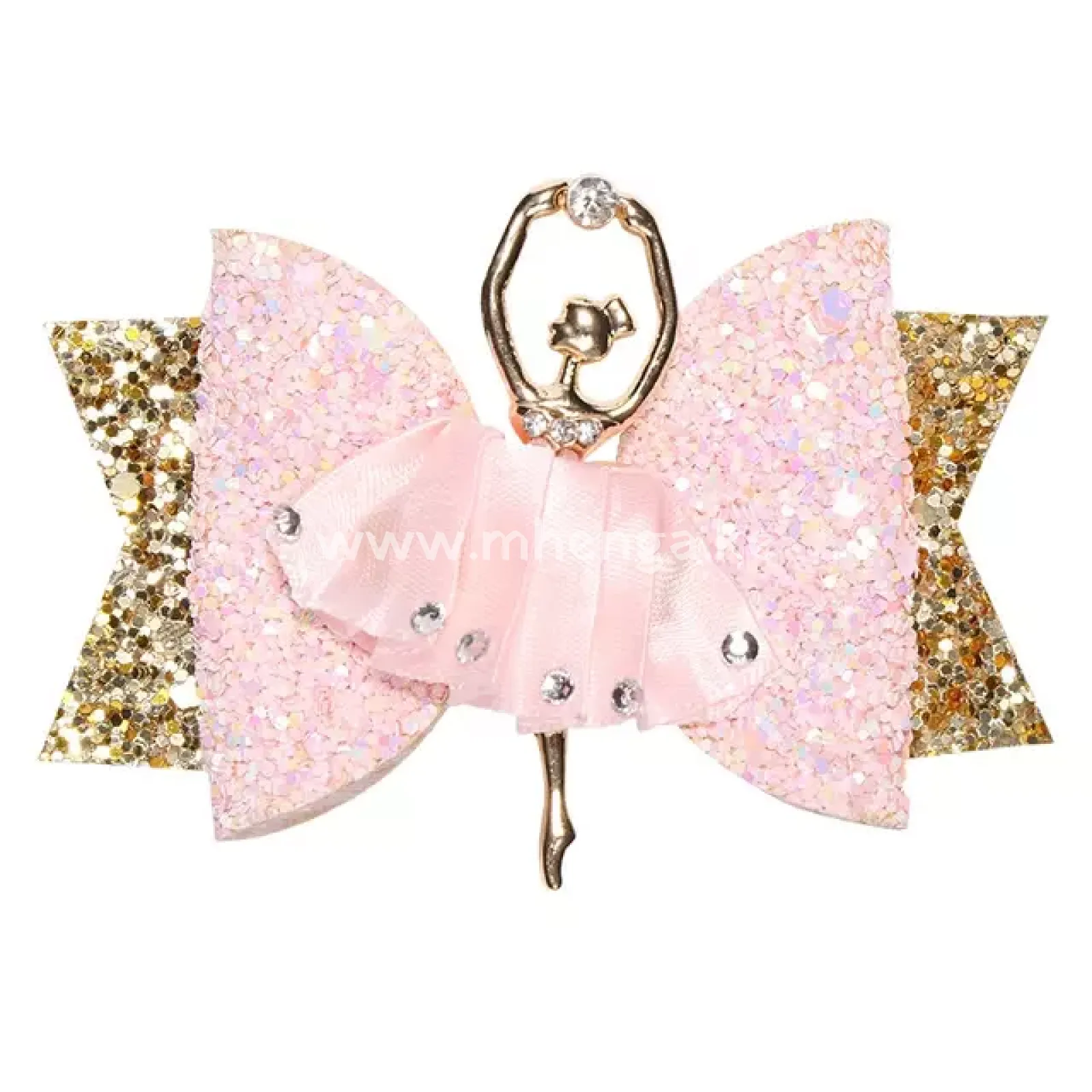 hair clip , glitter ballet girl hair pin kids