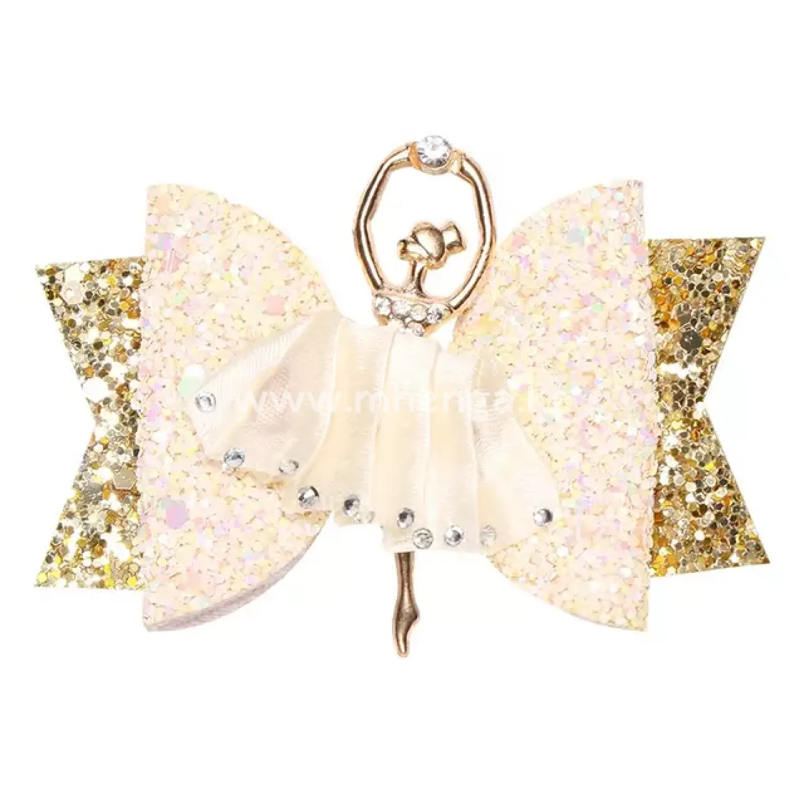 hair clip , glitter ballet girl hair pin kids