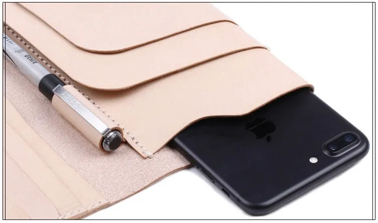 Handmade leather leather DIY handbag long wallet clip type pattern acrylic durable plate template mould female 19x11x2cm