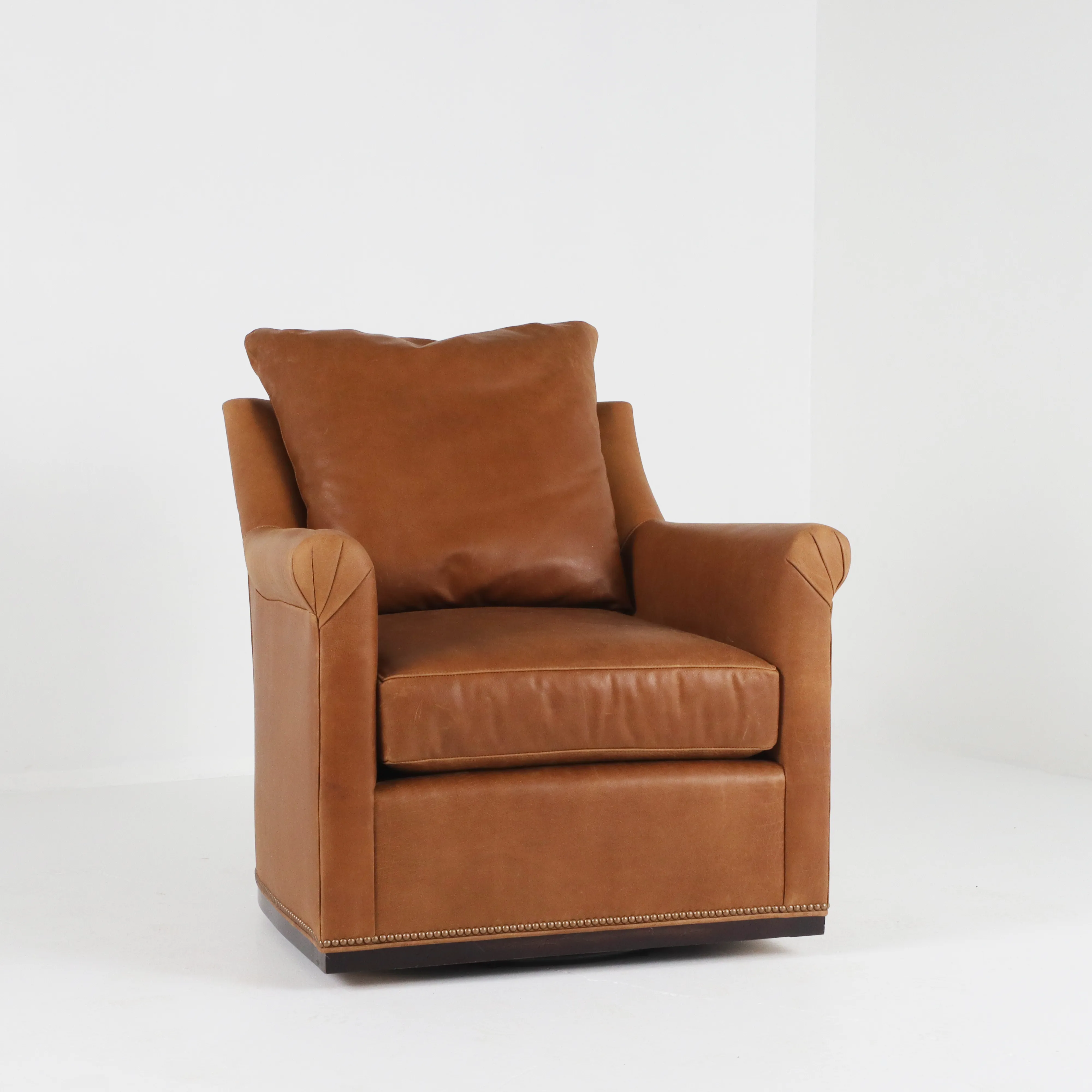 Houston Leather Swivel Chair
