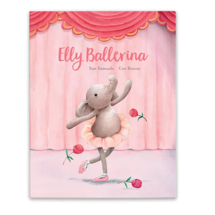 JellyCat Elly Ballerina Book