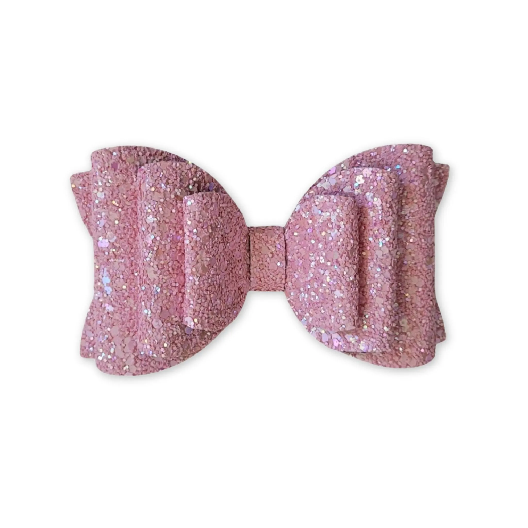 Josie - Pink Glitter Hair Bow