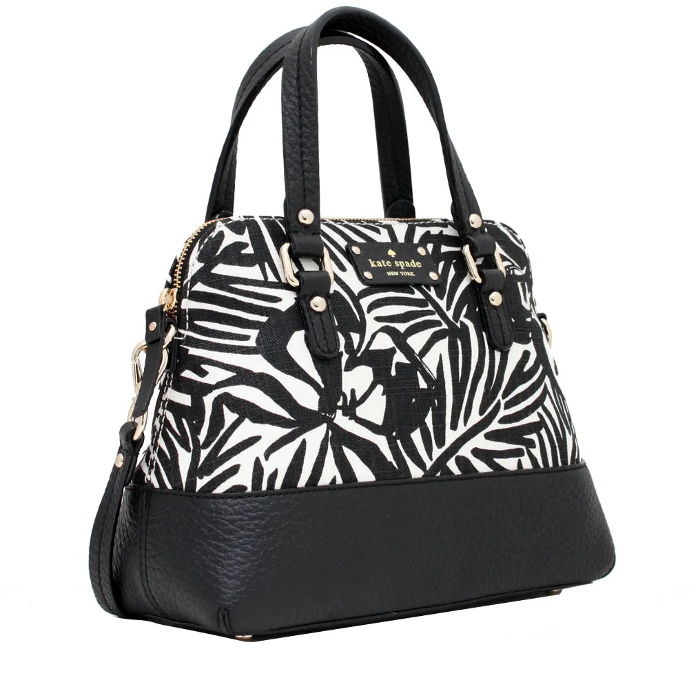 Kate Spade Grove Court Fabric Maise Bag- Black