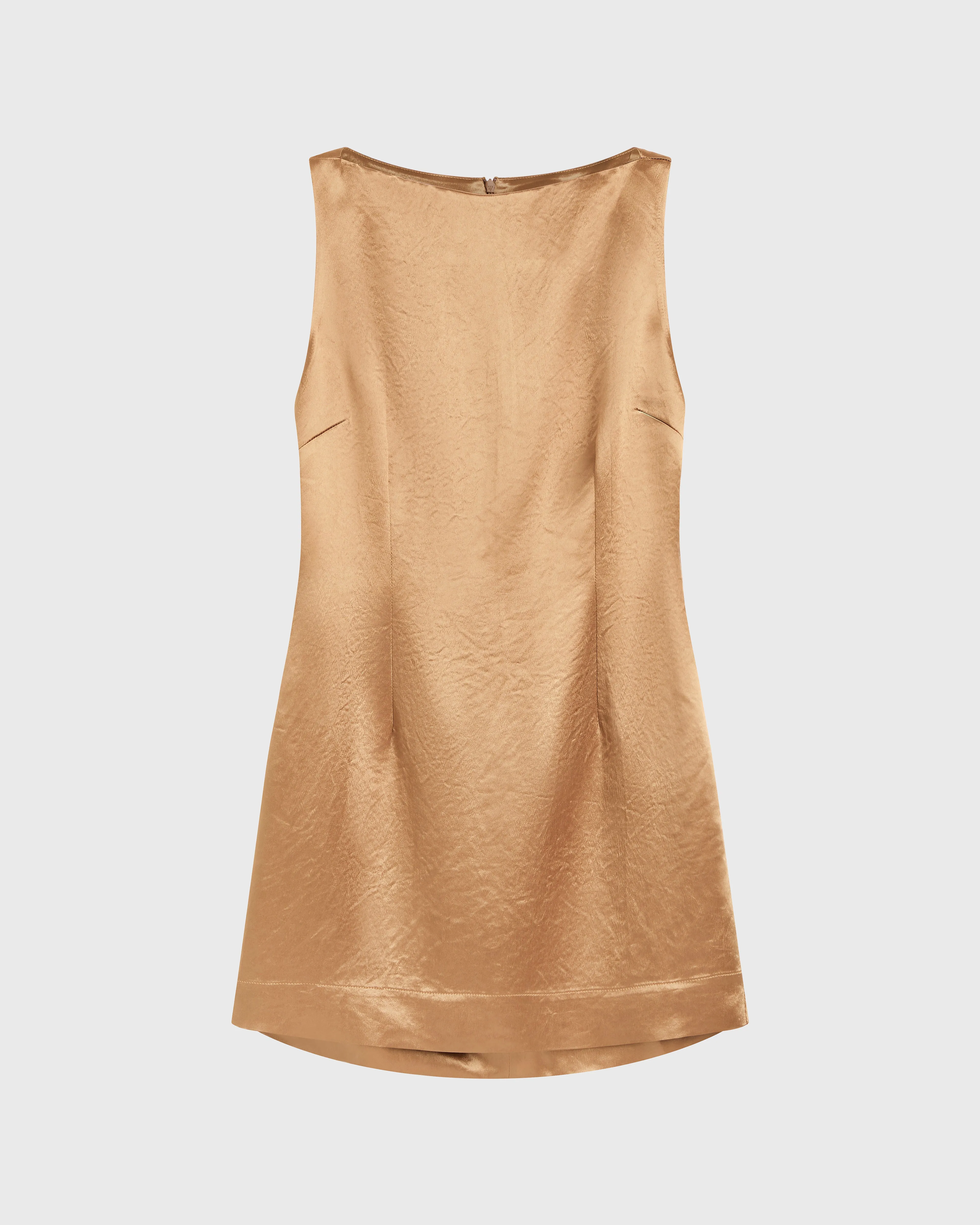 Kobe Square Neck Mini Dress - Honey