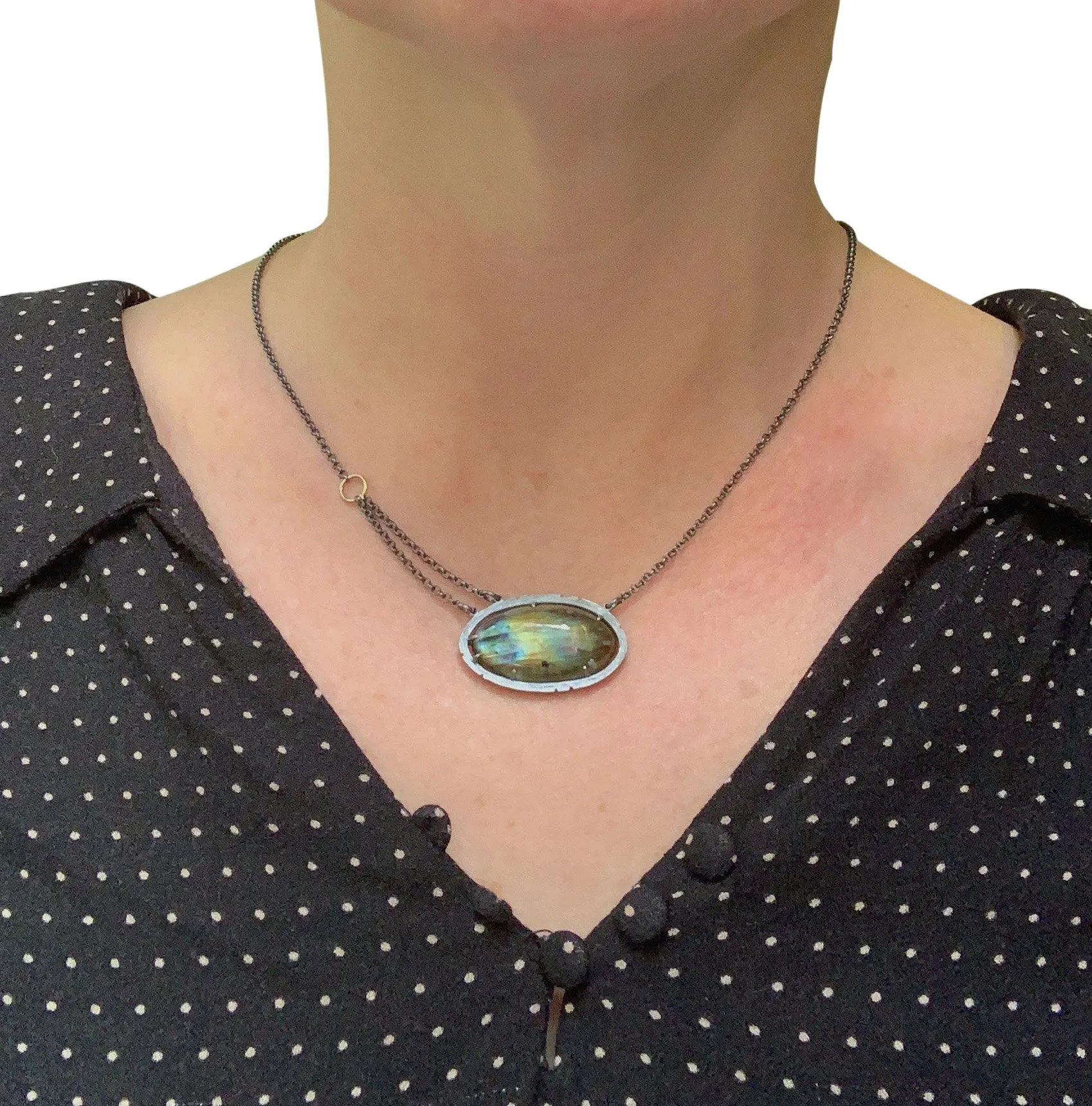 Labradorite Flip Pendant