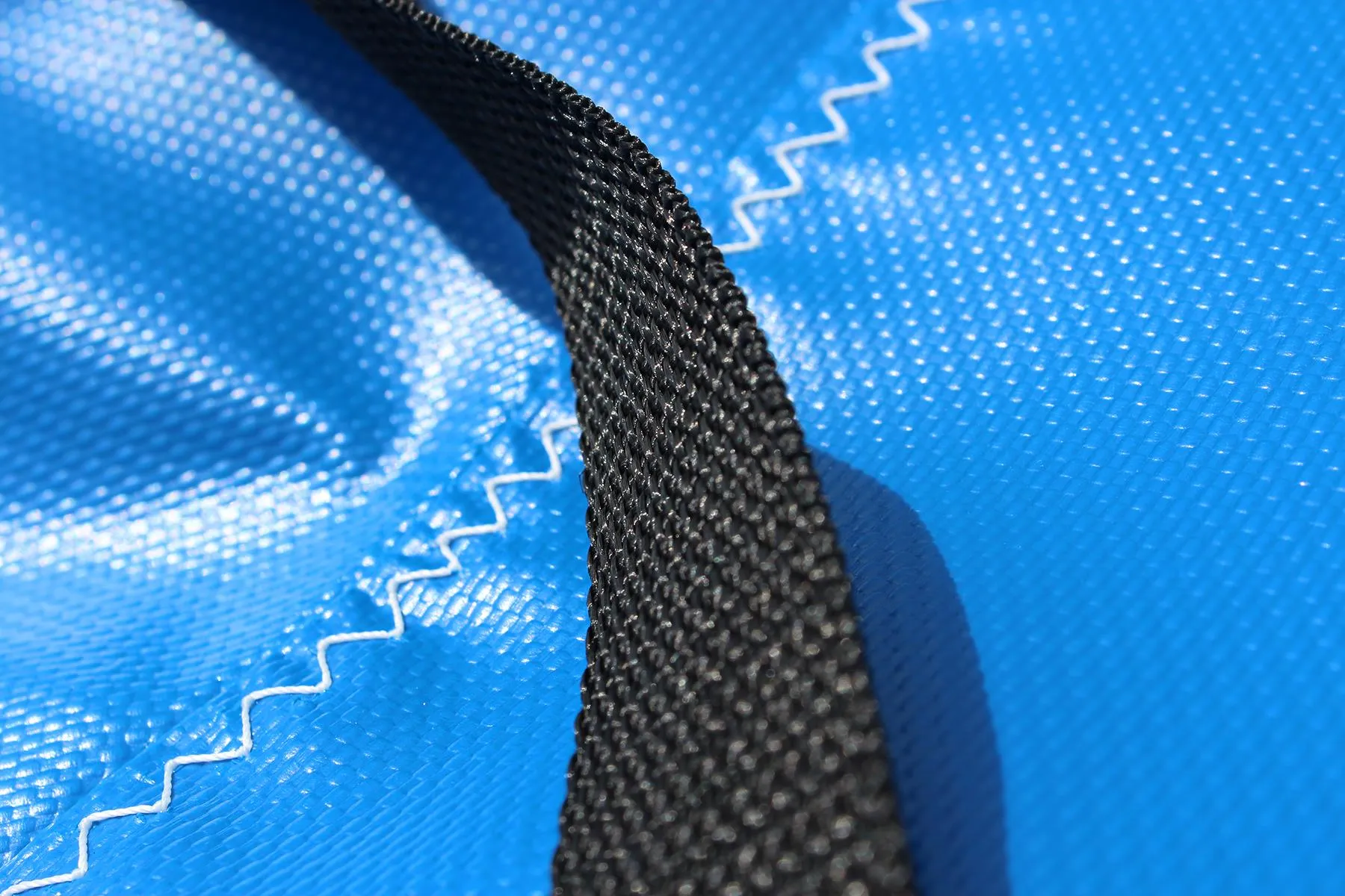 Laser 2 Boat Cover - Boom Up - PVC Blue